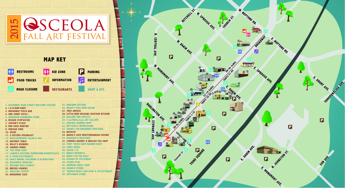 2015 Osceola Art Festival in Kissimmee on November 14th and 15th