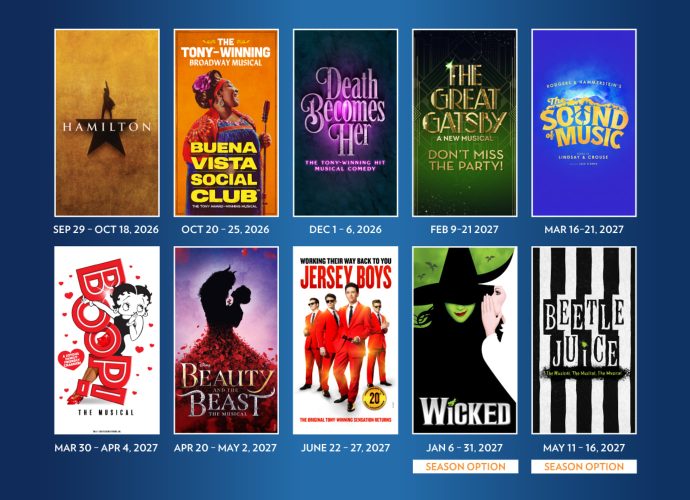 2026-2027 Broadway in Orlando Season Poster