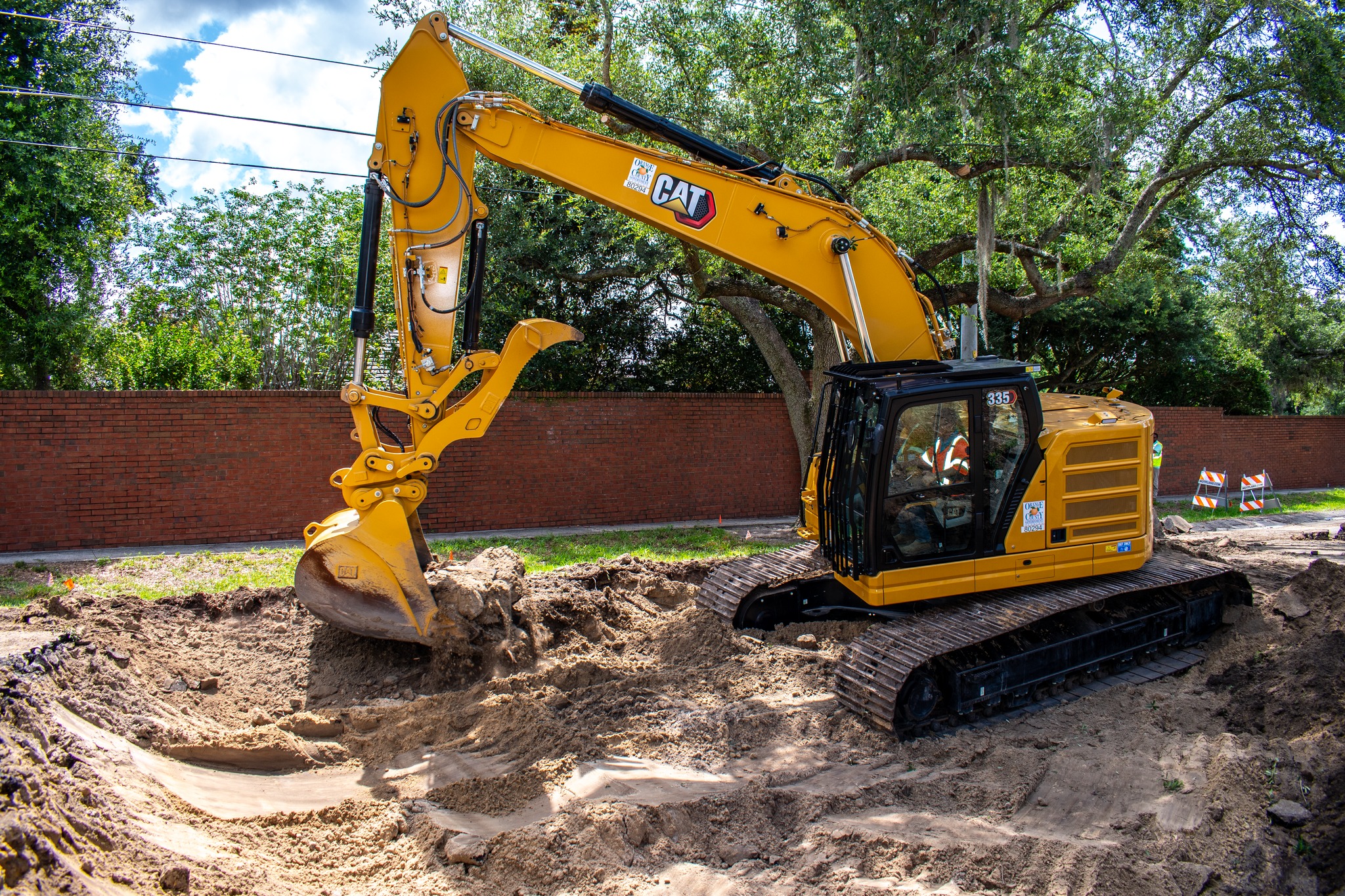 Maitland Wymore Road Sinkhole Repair Site